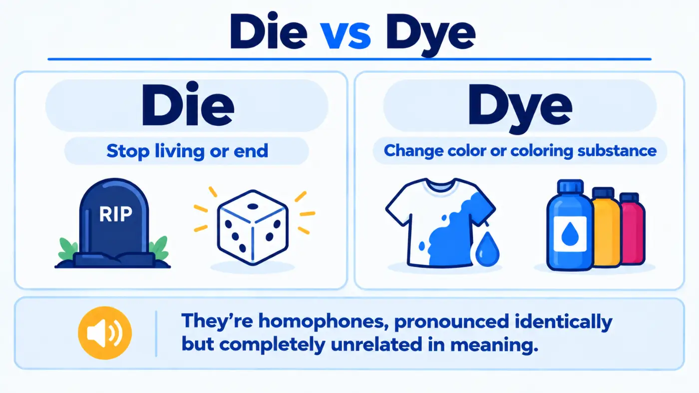 Die vs Dye