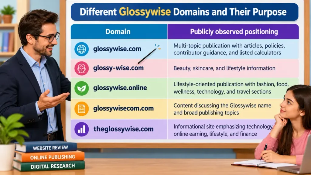 Glossywise Com vs Similar Websites