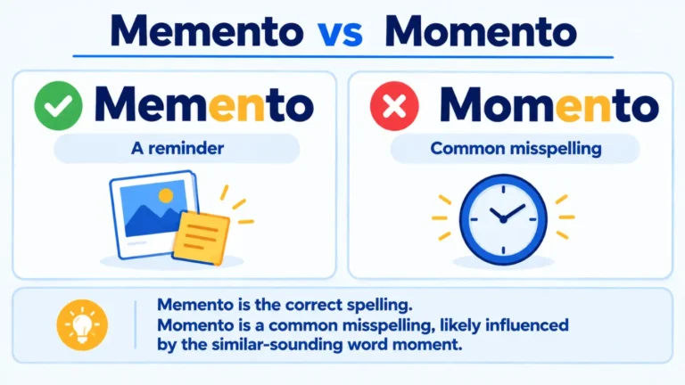 Memento vs Momento