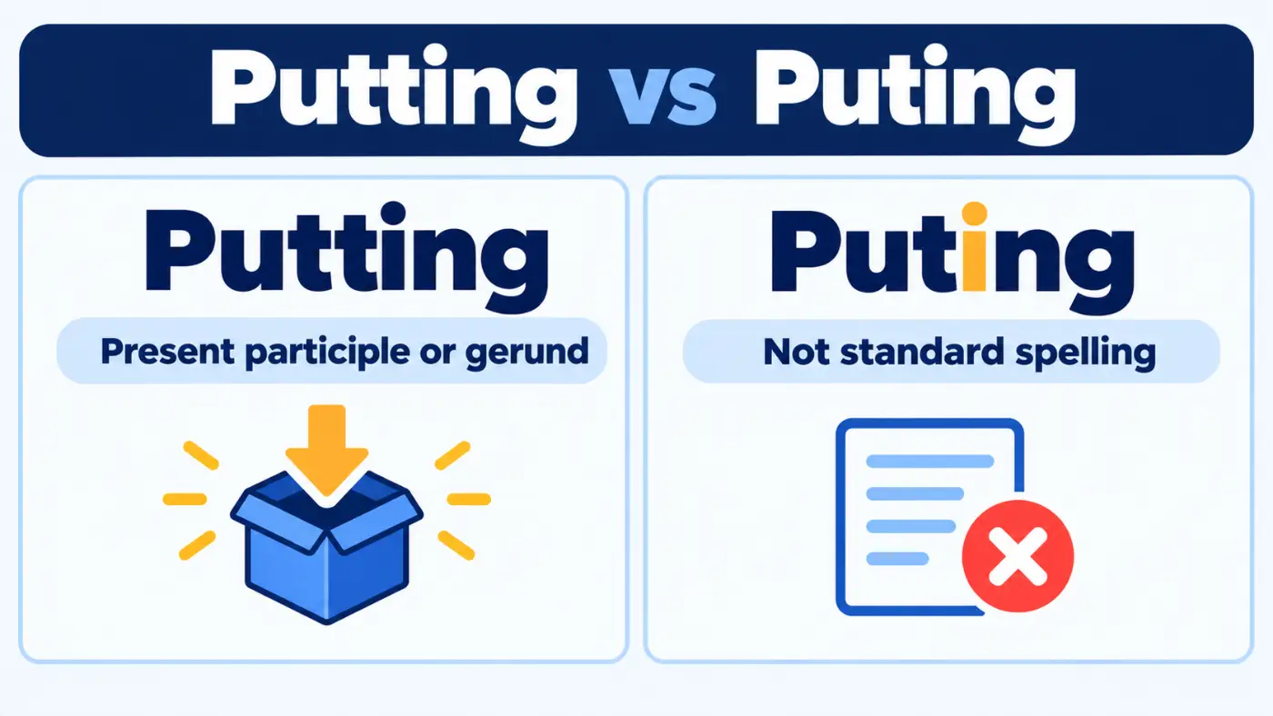 Putting vs Puting