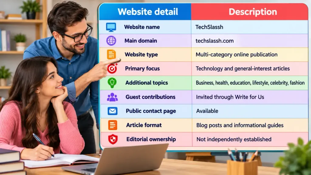 TechSlassh Website Overview