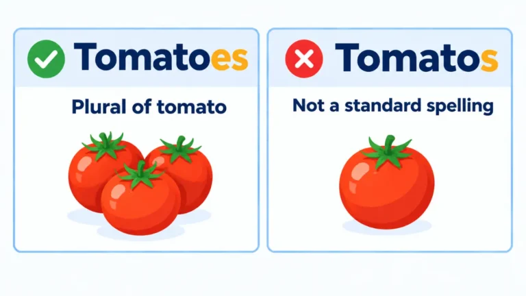 Tomatoes vs Tomatos