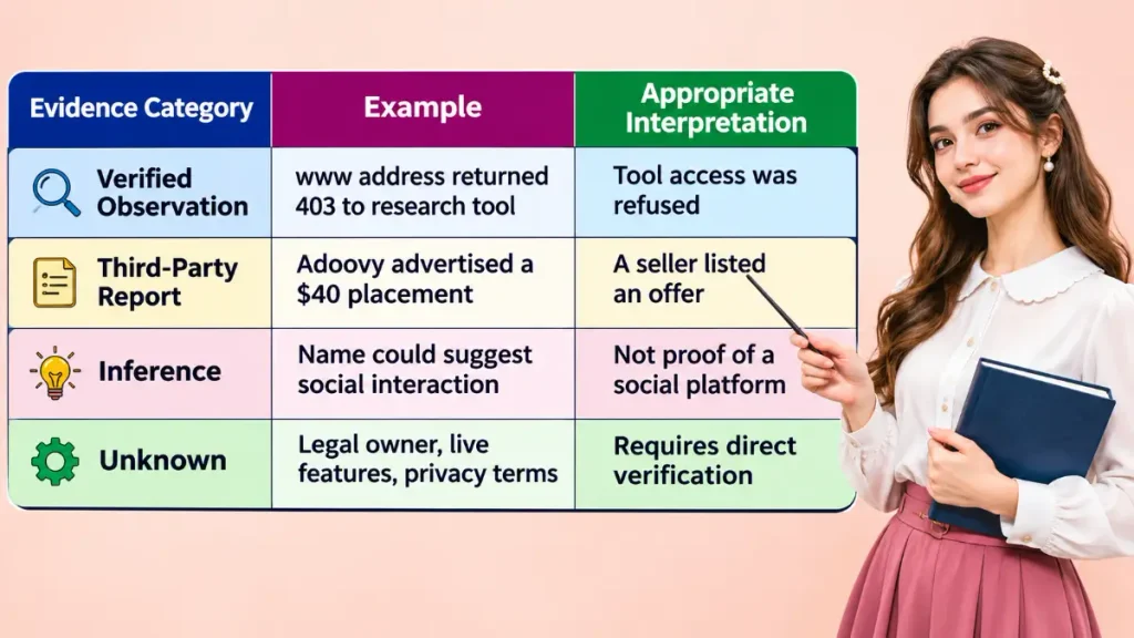 Verified Facts, Reports, and Unknowns