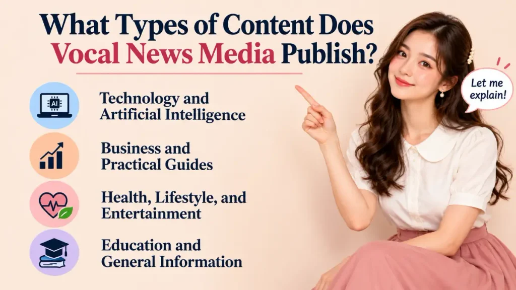 What Types of Content Does Vocal News Media Publish?