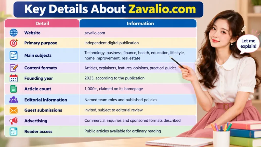 Zavalio Com at a Glance