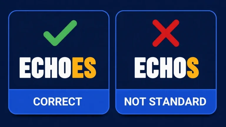 echoes vs echos