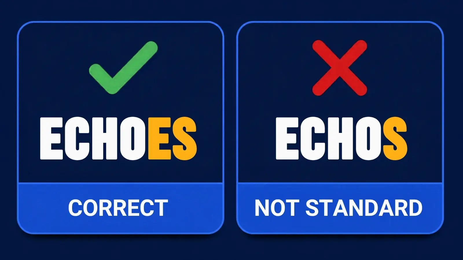 echoes vs echos