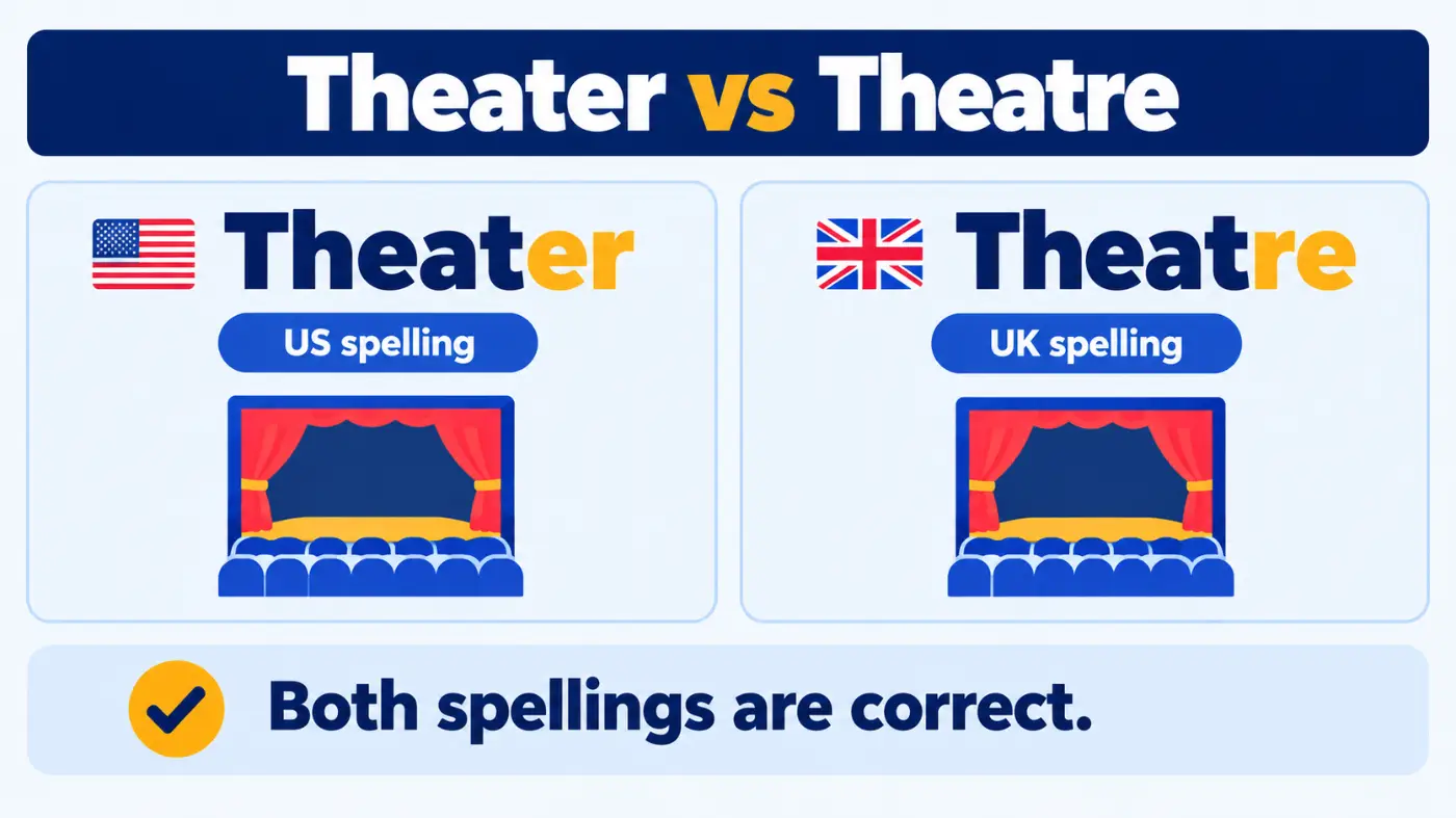 Theater vs Theatre